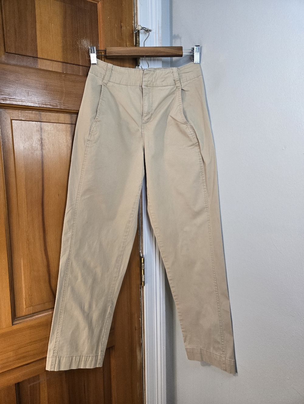 a new day Women's Tan Ankle-Length Straight Pants Sz 2